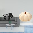 thumbnail image 2 of Estatua de toro,Estatua de toro,figura decorativa para escritorio,Arte decorativo coleccionable para el hogar y la oficina,Almohadas de calabaza de Halloween,Cojines de calabaza de, 2 of 8
