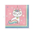 thumbnail image 4 of Kitty Cat Sassy Caticorn Birthday Party Supplies | Kitty Cat Sassy Caticorn Plates | Kitty Cat Sassy Caticorn Napkins - Serves 8, 4 of 6