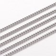 thumbnail image 3 of Tarnish Resistant 304 Stainless Steel Curb Chains Twisted Chains Unwelded Stainless Steel color 3x2x0.6mm, 3 of 3