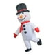 thumbnail image 1 of Disfraz inflable para adultos, disfraz inflable de Navidad, muñeco de nieve blanco a pilas, conjunto inflable para fiesta de cumpleaños, talla única, 1 of 4