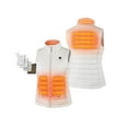 thumbnail image 2 of ORORO Women's Heated Vest with Battery, Heating Vest for Hiking Skiing Outdoors (White,XL), 2 of 11