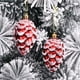thumbnail image 3 of 1 Par De Adornos Navideños De Piñas Pintados A Mano, Estrella De Cinco Puntas, Bastones De Caramelo, Adornos Colgantes, Decoración Infantil Para El Árbol De Navidad, 3 of 3