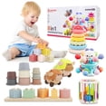thumbnail image 1 of Set de juguetes LUCKFUTURE Baby 6-18 meses Montessori 8 en 1 +6M, 1 of 8
