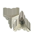 thumbnail image 4 of 3 Styles Baseboard Corner Protectors, Baseboard Corner Protectors Brass,Corner Protectors For Furniture,Vintage Guards Desk Edge Box Corner Cover ors Antique 25x17mm （300 PCS）, 4 of 9