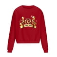thumbnail image 3 of Styesk Chemises pour Hommes Chandail en Molleton Imprimé Année 2025 Chandail Col Rond Manches Longues Exercice Sans Chapeau Chandail à Capuchon, 3 of 4