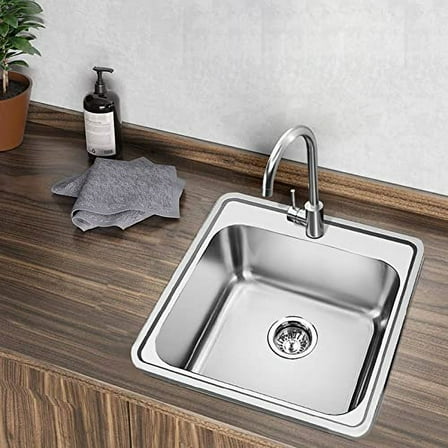 Wells Stainless Steel Single Bowl Topmount Kitchen Sink 1515-6