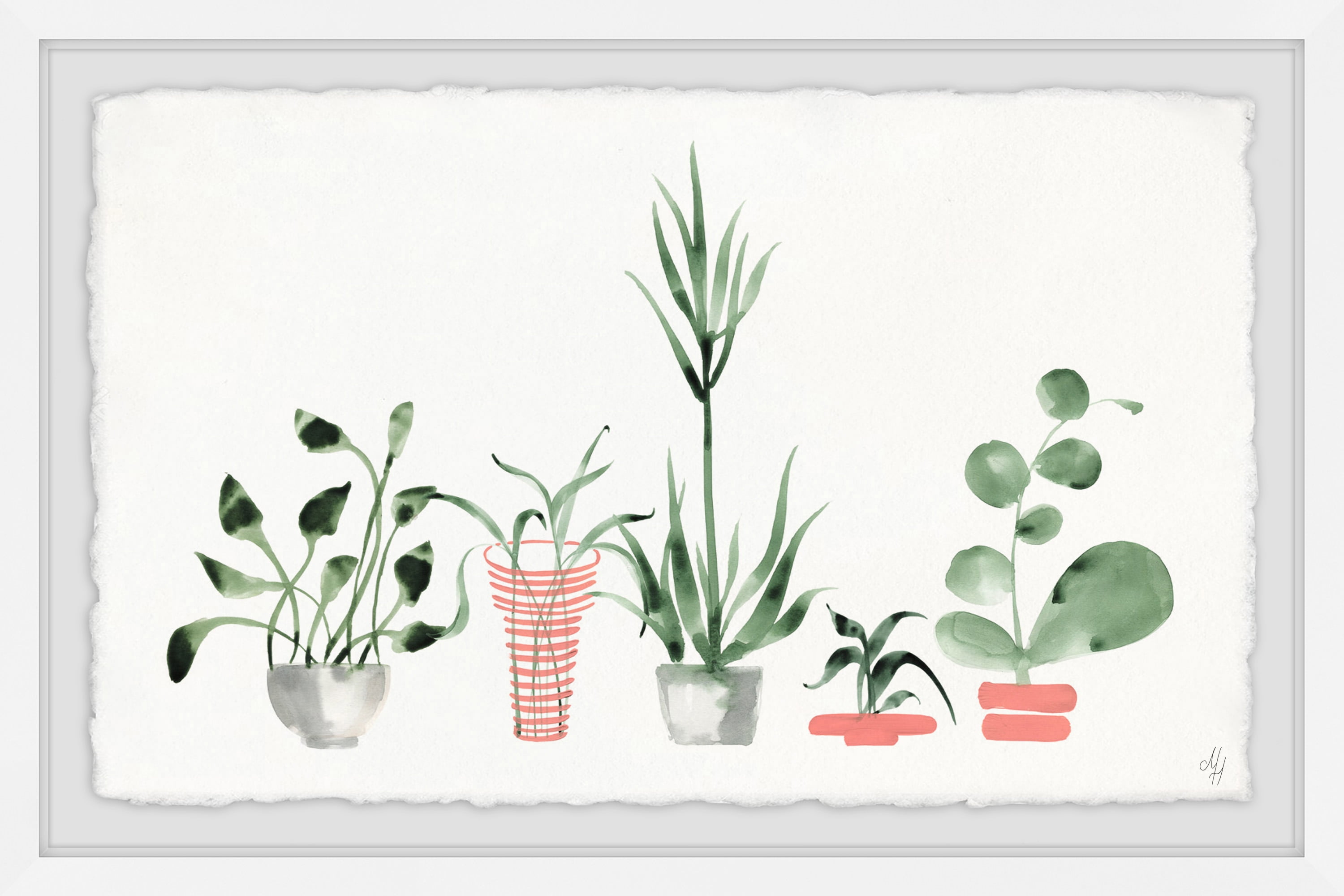 Botanical Bunch Framed Painting Print