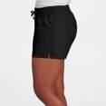 thumbnail image 5 of Pxkloy Summer Shorts for Women 2025 Plus Size Loose Comfy Casual Short High Waisted Drawstring Cotton Linen Beach Shorts Black,XXXXL, 5 of 5