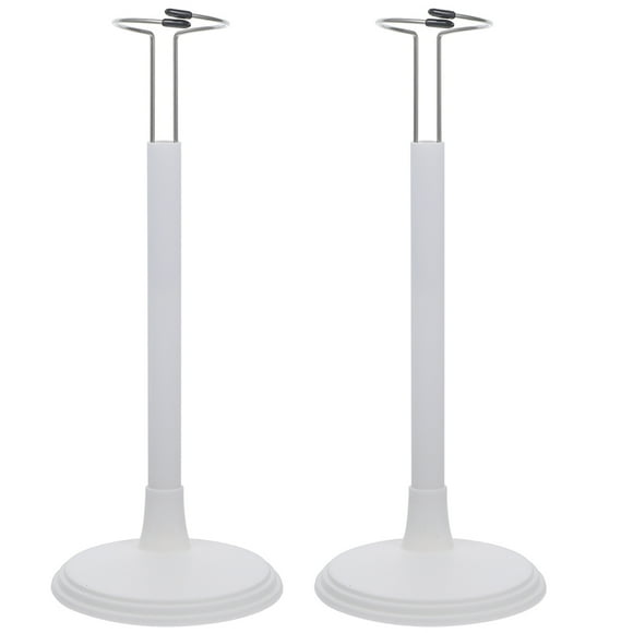 WORGEOUS 2pcs Plush Fange Fixing Stand Muñeco de escritorio Pantaller Soporte de acción de acción Soporte de exhibición