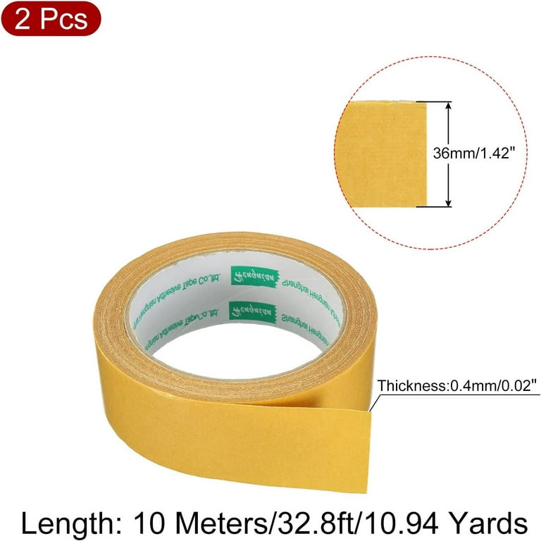 10M Waterproof Brown Adhesive Heavy Duty Gaffer Cloth Duct Tape 1-15cm  Width