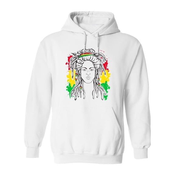 Jamaican Portrait Hoodie Men -Image by Shutterstock, Male 5X-Large