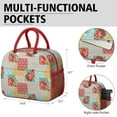 thumbnail image 6 of Obrewu Pioneer Flower Lunch Bag for Adult, Insulated, Leakproof, Oxford Cloth, 6 of 7
