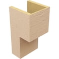 thumbnail image 5 of 8"W x 8"D x 16"H Wide Chapel Hill Rough Cedar Woodgrain TimberThane Corbel, Primed Tan, 5 of 6