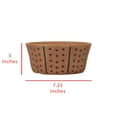 thumbnail image 4 of Foreside Home and Garden Black Natural Terracotta Hand Painted Pattern Planter, 4 of 5