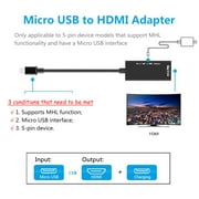 Universal Mhl Micro Usb To Hdmi Cable 1080 P Hd Tv Adapter For Android Phones Accessories
