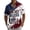 God bless the USA 2, variant on Patriotic Button Up Shirts For Men Flag 250 Years Short Sleeve Lapel Casual Shirts Summer Clothes for Vacation
