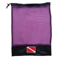 thumbnail image 2 of Bolsa de Malla Multifunción Bolsa de Almacenamiento Resistencia Esquinas Púrpura shamjiam Dive Mesh Gear Pouch, 2 of 9