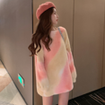 thumbnail image 4 of Women's Oversized Sweater Crewneck Loose Pullover Sweater Knit Jumper Tops, 4 of 4