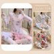 thumbnail image 2 of 2023 Sanrio Hello Kitty pantalones Anime Doraemon pijamas finos de felpa moda cómoda cuello redondo cálido conjunto de ropa de dormir Otoño/Invierno, 2 of 4