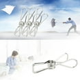 thumbnail image 3 of JJKBVCLO Light String Clips Thickened Stainless Steel Clips Windproof Drying Clips Functional Storage Clips Fixed Clips Trouser Clips, 3 of 4