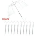 thumbnail image 1 of 10pack Bubble Clear Umbrella, Windproof Dome Rain Umbrella, Lightweight Wedding Decoration Umbrella for Women and Girls, 1 of 8