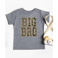 thumbnail image 4 of Big Bro Camo Shirt for Boys Matching Sibling Graphic Tee Camouflage Older Brother TShirt Granite Heather Shirt 12 Months, 4 of 8