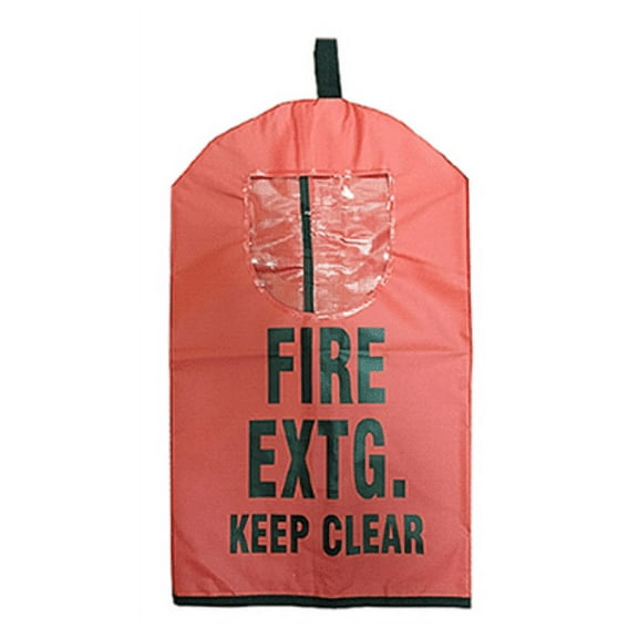 LPI Fire Extinguisher Cover with Window, Small, Red