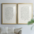 thumbnail image 6 of Wexford Home Letter to a Lover I Premium Framed Print, 22.5" x 30.5" - Ready to Hang, Gold (Set of 2), 6 of 9