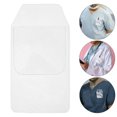 thumbnail image 4 of Protector de bolígrafo trapezoidal impermeable de PVC, práctico estuche para bolígrafo, Protector de bolsillo insertado a prueba de fugas (transparente), 10 Uds., 4 of 5