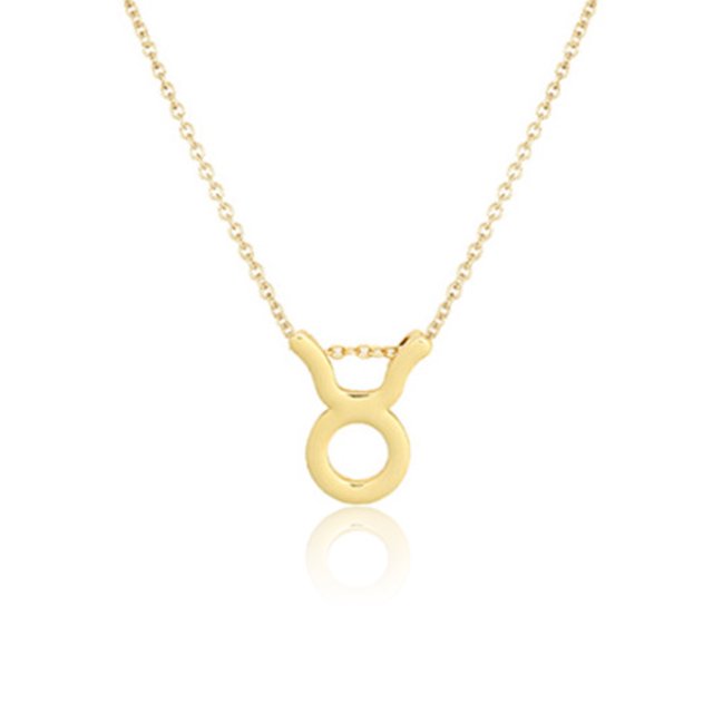 Constellation Theme Friendship Necklace Creative Comfortable Ins Exquisite Durable Rust-proof Lightweight Fashion Accessory Taurus gold