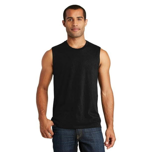 JustBlanks Men's Sleeveless V.I.T. Muscle Tank Top 4.3-ounce 100% 4.3 ...