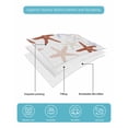 thumbnail image 4 of Twin Quilt Bedding Set, Ocean Red Starfish Reversible Summer Quilt 3 Pieces, Summer Coastal Beach Lightweight Bedspreads Coverlets with 2 Pillow Shams for All Seasons, 4 of 5