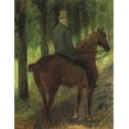 thumbnail image 2 of Cassatt, Mary 15x18 Gold Ornate Wood Framed with Double Matting Museum Art Print Titled - Mr Robert S On Horseback 1885, 2 of 4