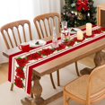 thumbnail image 4 of Camino de mesa navideño para decoración del hogar, mantel, cubierta de mesa, regalos de Navidad, Noel, Año Nuevo 2023, 2024, 4 of 4