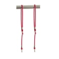 thumbnail image 2 of 2Pcs Adjustable Tree Swing Ropes - Perfect For Outdoor Entertainment Red, 2 of 6