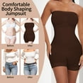 thumbnail image 4 of COMFREE Strapless Shortie Bodysuit for Women Tummy Control Shapewear Seamless Sculpt Body Shaper with Removable Straps, 4 of 6