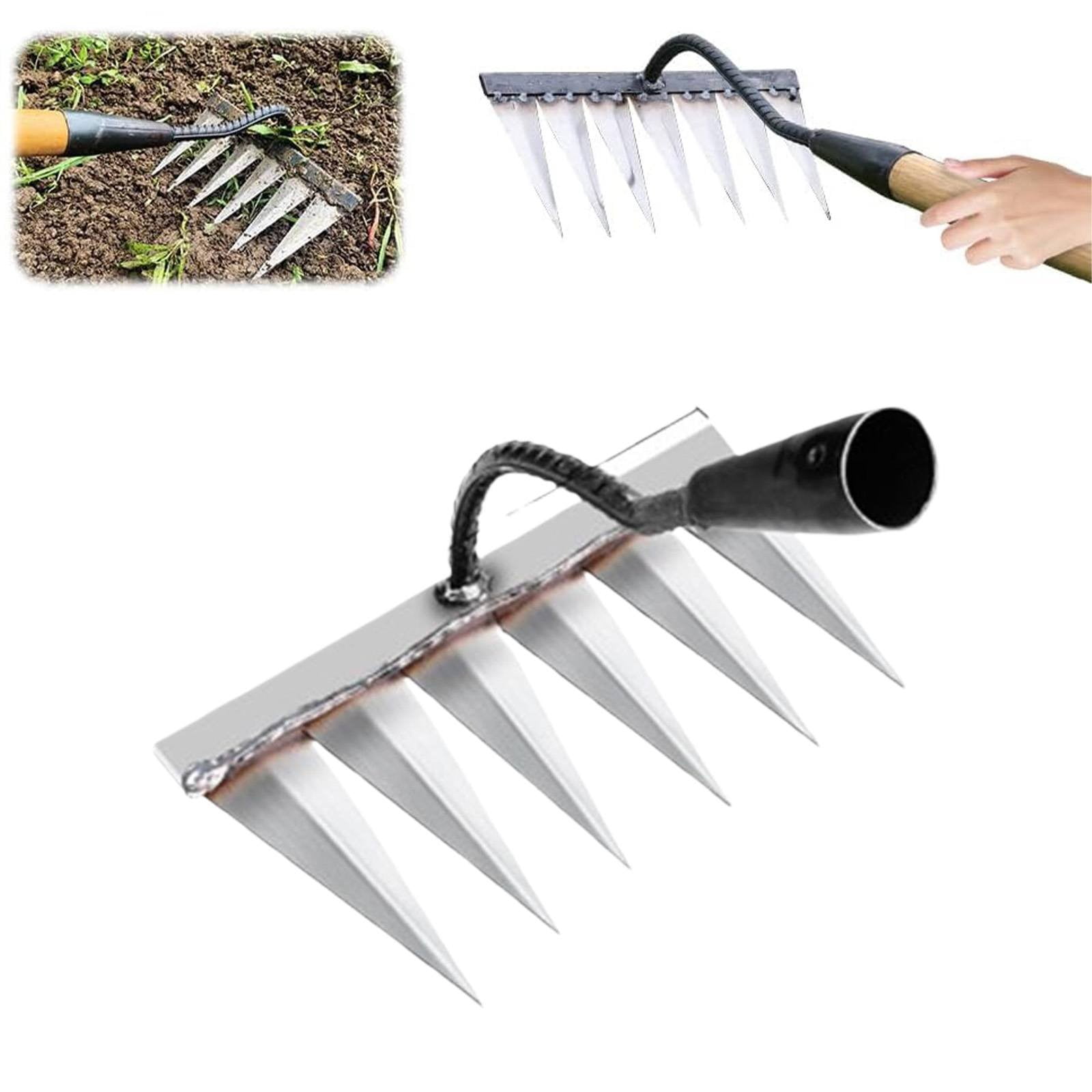 LYINGF Gardening Hand Weeder Tool Upgraded Detachable Puller With Ergonomic Grip Thorn Remover & Soil Loosener for Gardening, Heavy Duty Uprooting Weeding Pull for Yard, Lawn, Patio and Garden