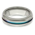 thumbnail image 5 of Edward Mirell Titanium Multi-Colored Anodized Center 7mm Band, 5 of 7
