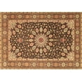 thumbnail image 1 of Ahgly Company Indoor Rectangle Medallion Brown Traditional Area Rugs, 2' x 3', 1 of 4