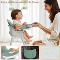 thumbnail image 2 of Trona de bebé Ktaxon 3 en 1 portátil ajustable verde, 2 of 9