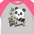 thumbnail image 4 of Inktastic My Great Uncle Loves Me- cute panda Boys or Girls Toddler T-Shirt, 4 of 5
