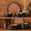 thumbnail image 6 of Malacasa Dinnerware Sets For 4, Stoneware Plates and Bowls Set, dinner set, Tableware Dishwasher Microwave Safe, Red, 6 of 8