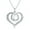White Turquoise, variant on AOBOCO I Love You Mom Necklace Sterling Silver Heart Pendant Necklace with Natural Gemstone Birthday Christmas Jewelry Gifts for Women Mom Mama Nana