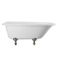thumbnail image 2 of Heritage 54 Inch Cast Iron Classic Clawfoot Tub - Rim Faucet Drillings, 2 of 2