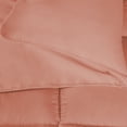 thumbnail image 4 of BNM Solid Comforter Down Alternative Bedding, California King, Blush, 4 of 8