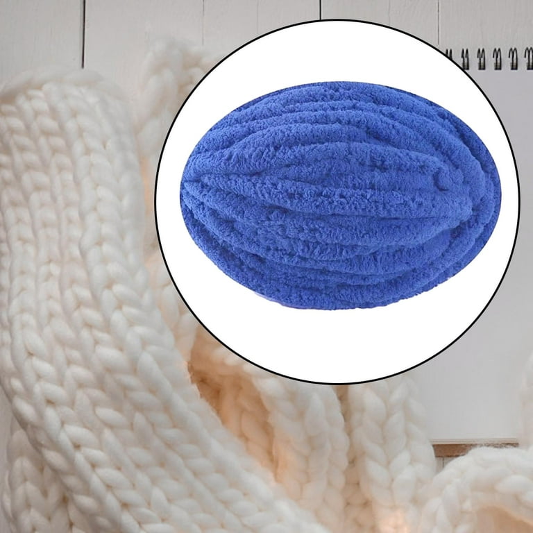 Thick Chunky Yarn Chunky Wool Yarn Bulky Yarn for Crocheting Arm Knitting Yarn Weight Yarn Knit Yarn for Knitted Blanket Mat Weaving Sweater Gray