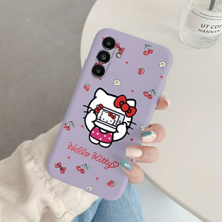 Cartoon Phone Case For Samsung Galaxy A24 4G Cute Anti-drop Cinnamoroll Kuromi Hello Kitty Silicone Shockproof samsunga24 Cover