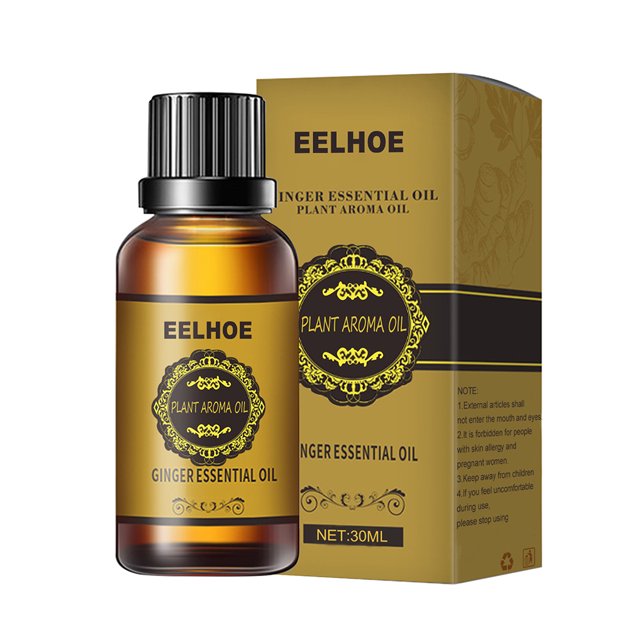 Aceite masajeador 30ml AROMA ESENCIAL DE PLANTAS DE JENGIBRE Drenaje Vientre(30ml)