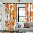 thumbnail image 5 of Boho Floral Blackout Curtains for Bedroom, Bohemian Patterned Fall Black Out Curtains for Living Room Farmhouse Grommet Heat Blocking Room Darkening Window Drapes 53"W x 96"L (Pack of 2), 5 of 5
