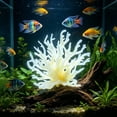thumbnail image 5 of BingTong Artificial Corals For Aquarium Decoration, Lifelike Simulated Coral Decor,Realistic Small Reef Ornaments For Fish Tank, Beach Theme Room Decoration B-Beige, 5 of 6